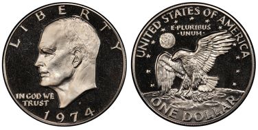 1974-S $1 Clad PR67CAM