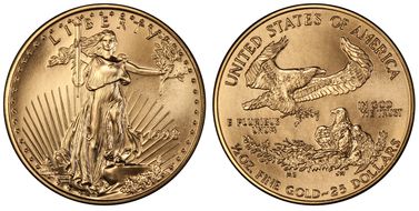 1998 $25 Gold Eagle MS70