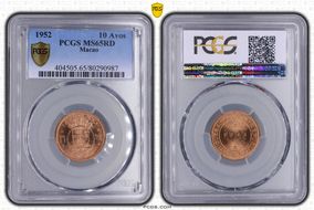 1952 10 Avos MS65RD