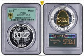 2016 Medal PCGS Commemorative 30th Anniversary PR1