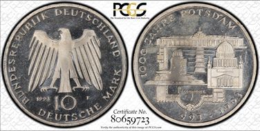 1993-F 10 Mk Potsdam MS64