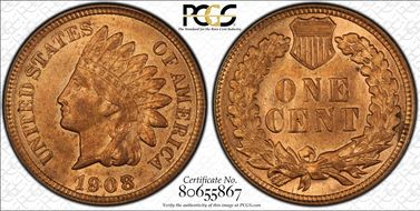 1908 1C MS64RB