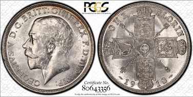 1918 Florin S-4012 MS62