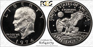 1974-S $1 Silver PR68CAM
