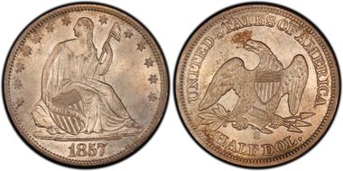 1857-S 50C MS66