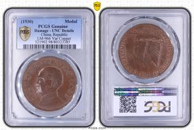 (1930) Medal LM-966 Short Rays Cu N1BN