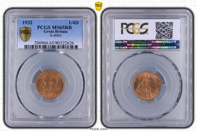 1932 1/4D S-4061 MS65RB