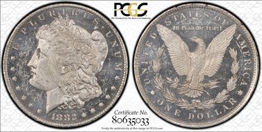 1882-O $1 MS62DMPL