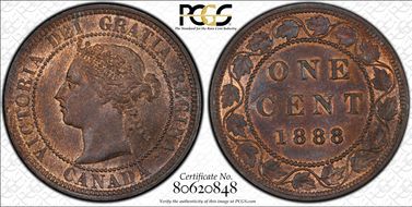 1888 1C MS64RB