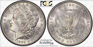 1903-O $1 MS66