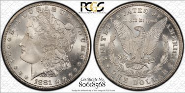 1881-CC $1 MS66