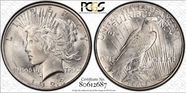 1923-D $1 MS66