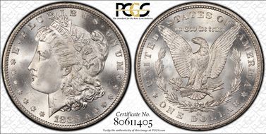 1883-CC $1 MS66+ 