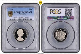 1970 10C PR69DCAM