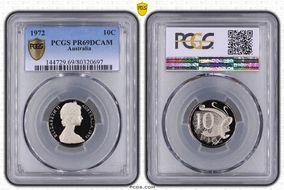 1972 10C PR69DCAM