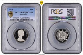 1975 10C PR70DCAM