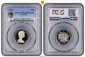 1976 10C PR69DCAM