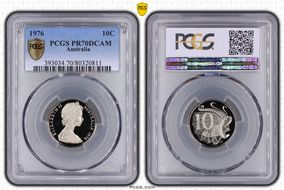 1976 10C PR70DCAM