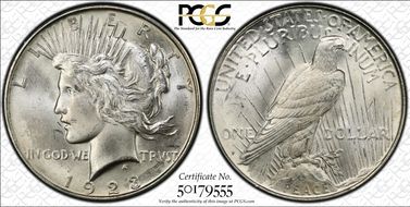 1923-D $1 MS66