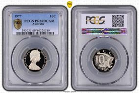 1977 10C PR69DCAM