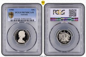 1980 10C PR70DCAM