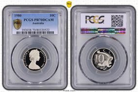 1980 10C PR70DCAM