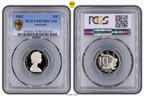 1982 10C PR70DCAM