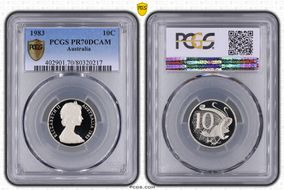 1983 10C PR70DCAM