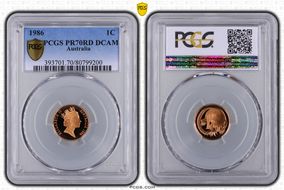1986 1C PR70DCAM
