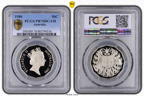 1986 50C PR70DCAM