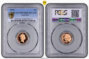 1991 1C PR70DCAM