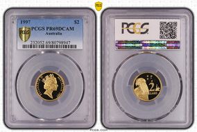 1997 $2 PR69DCAM