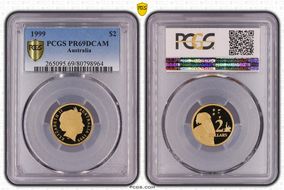 1999 $2 PR69DCAM
