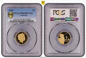 2000 $2 PR69DCAM