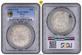 1860-C CE 8 R Cn15 MS62