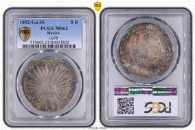 1892-Ga JS 8 R Ga78 MS63