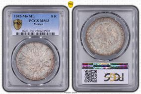 1842-Mo ML 8 R Mo25 MS63