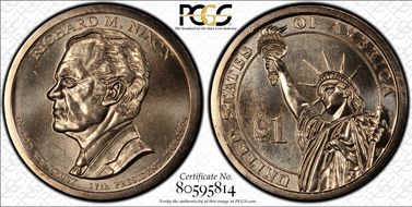2016-P $1 Richard M. Nixon  Position A MS66