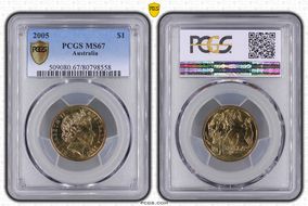 2005 $1 MS67