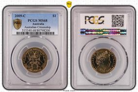 2009-C $1 Australian Citizenship MS68
