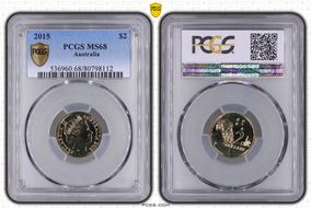 2015 $2 MS68