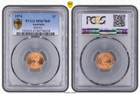 1974 1C KM-62 MS67RD