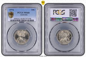 1976 10C MS68