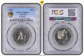 2001 20C Bradman MS66