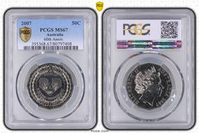 2007 50C 60th Anniv. MS67