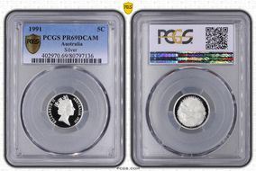 1991 5C Silver PR69DCAM