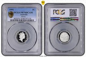 1991 5C Silver PR70DCAM