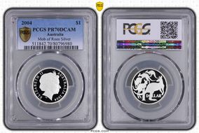 2004 $1 Silver PR70DCAM