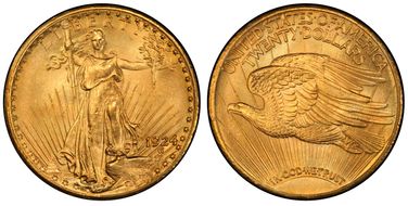1924 $20 MS66