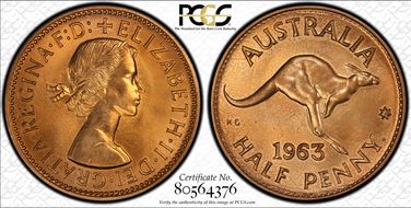 1963 Y. (p) 1/2D PR66RD